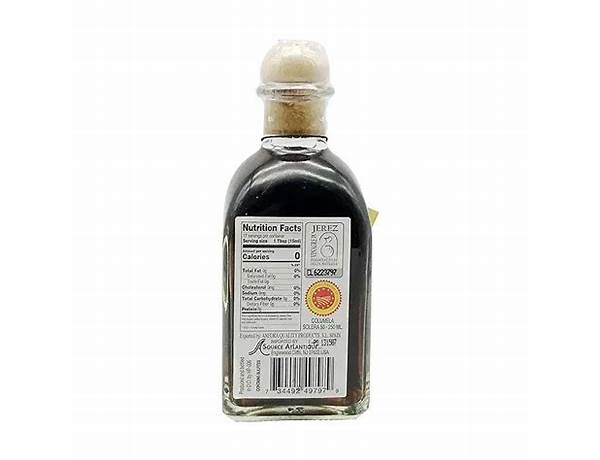 Sherry vinegar food facts