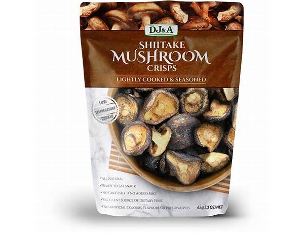 Shiitake mushroom chips food facts