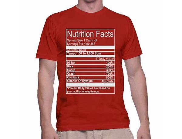 Shirt - food facts