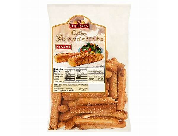 Shop rite gourmet sesame breadsticks food facts