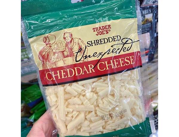 Shredded unexpected cheddar cheese food facts