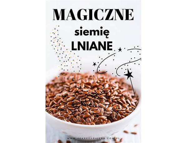 Siemię lniane food facts