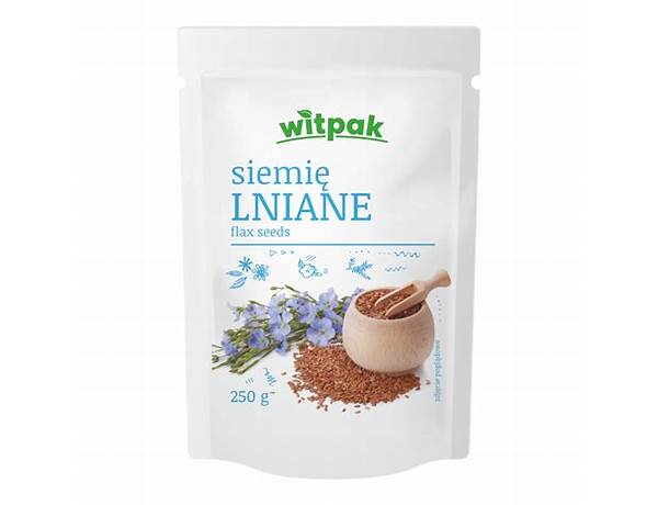 Siemię lniane nutrition facts