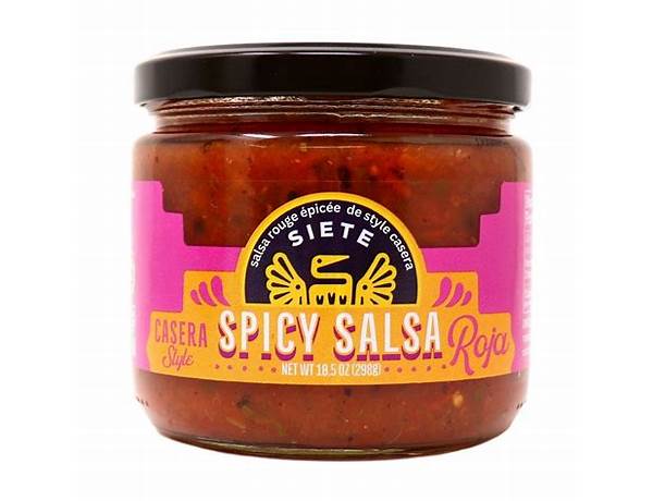 Siete spicy salsa ingredients