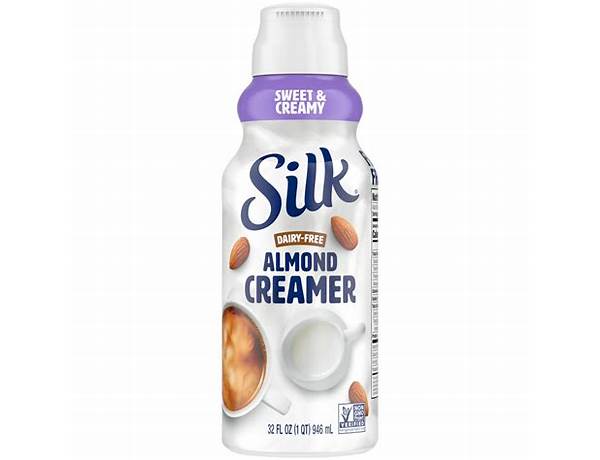 Silk  almond creamer sweet cream food facts