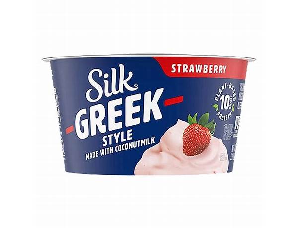 Silk greek style made eith coconutmilk food facts