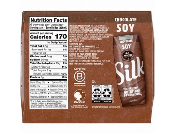 Silk nutrition facts