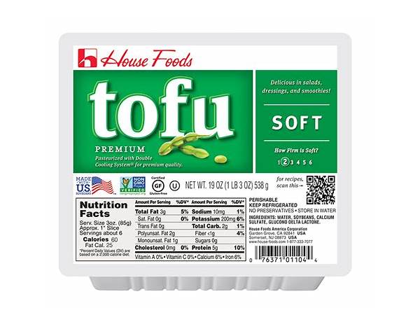 Silken tofu firm food facts