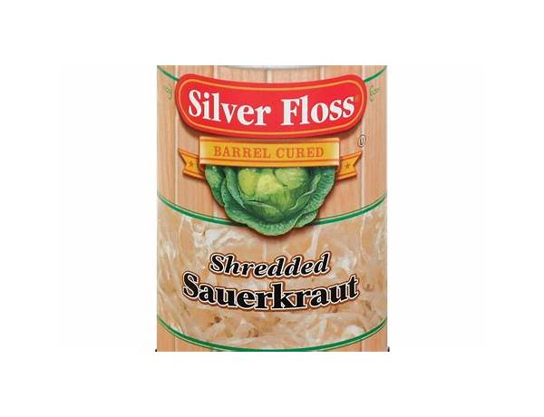 Silver floss naturally fermented shredded sauerkraut food facts