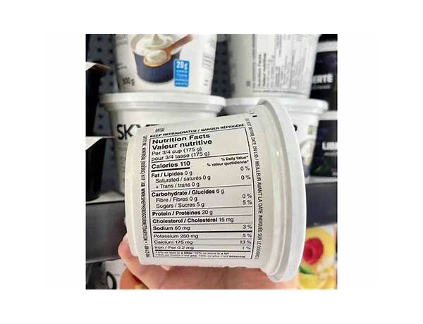 Simple ingredient skyr nutrition facts