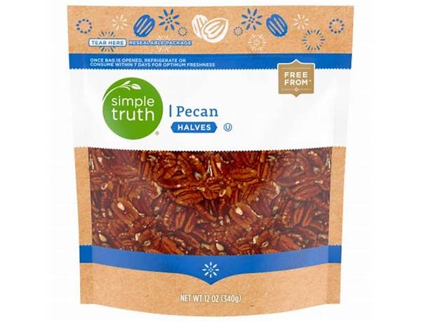 Simple truth, pecans halves food facts