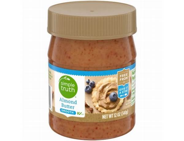 Simple truth almond butter food facts