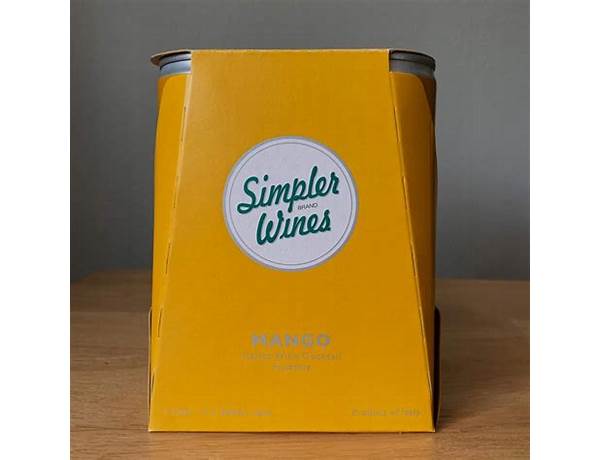 Simpler wines ingredients