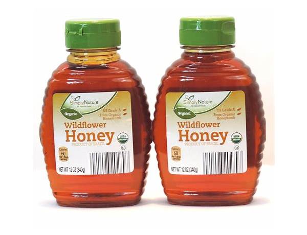 Simply nature organic wildflower honey food facts