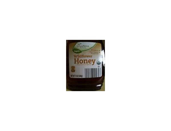 Simply nature organic wildflower honey nutrition facts