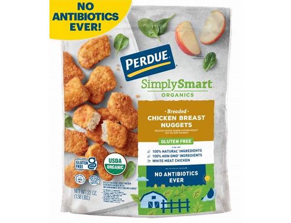 Simply smart organics gluten free breaded frozen food facts