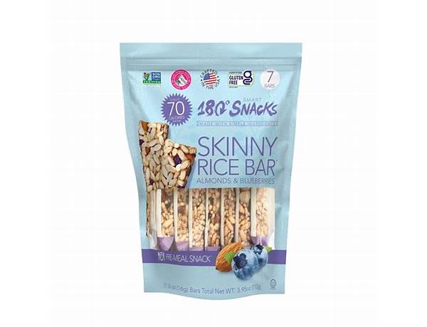 Skinny rice bar ingredients