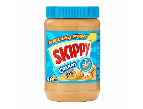 Skippy smooth peanut butter food facts
