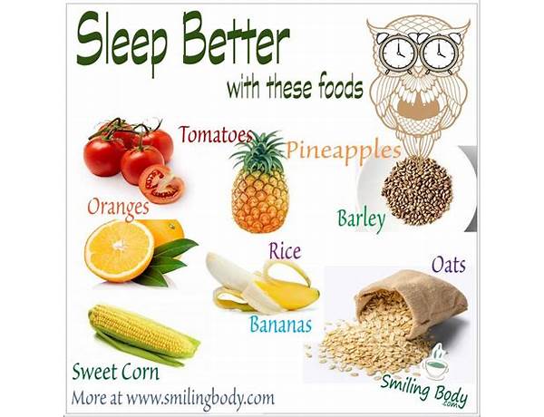 Sleep food facts