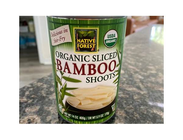 Sliced bamboo shoots food facts