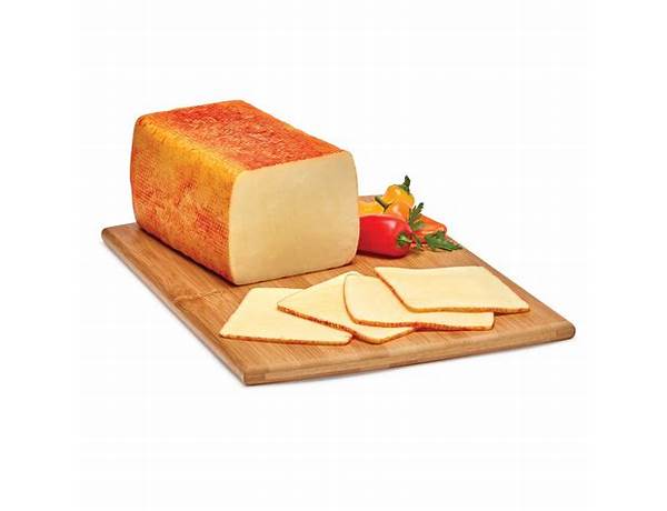 Sliced muenster natural cheese food facts