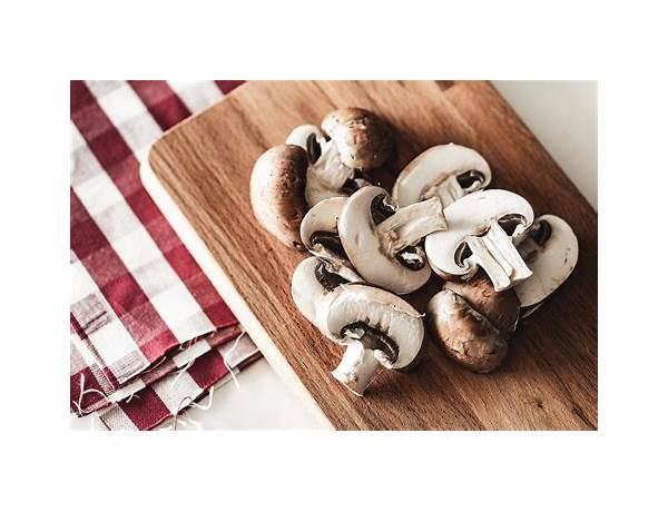 Sliced mushrooms ingredients