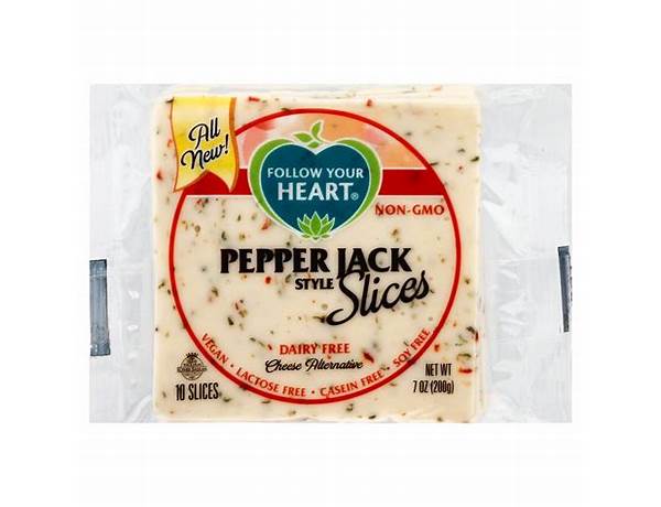 Sliced pepper jack cheese ingredients