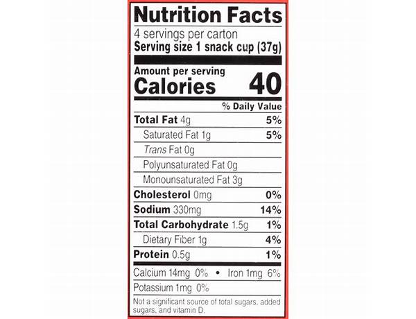 Sliced ripe black olives nutrition facts