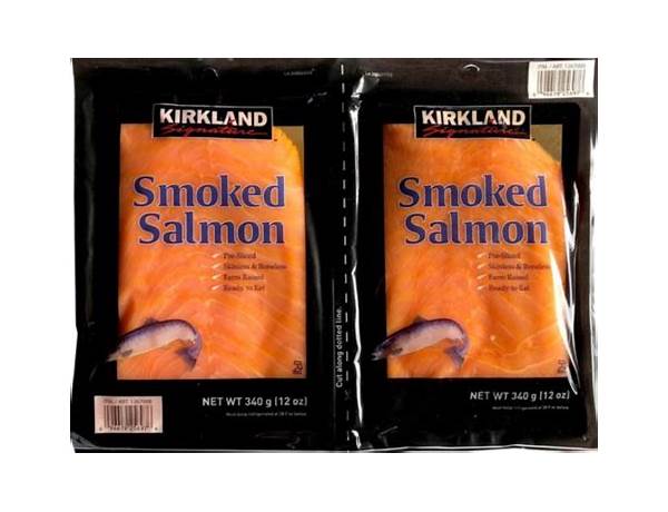 Sliced smoked salmon food facts