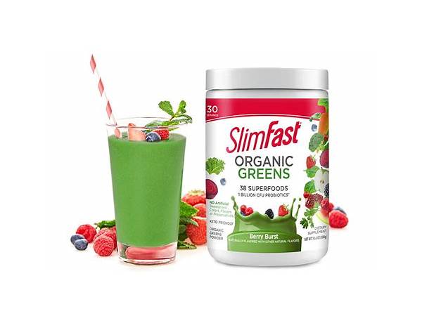 Slimfast organic greens ingredients