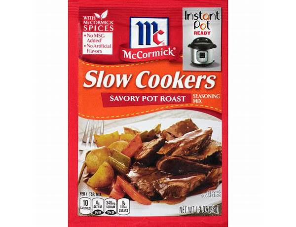 Slow cookers savory pot roast seasoning mix ingredients