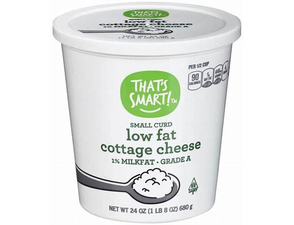 Small curd low fat cottage cheese food facts