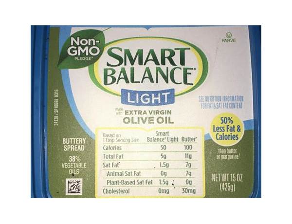 Smart balance light food facts