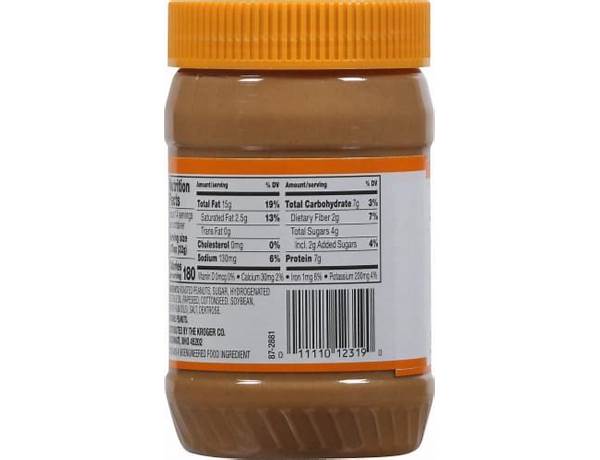 Smart way creamy peanut butter food facts