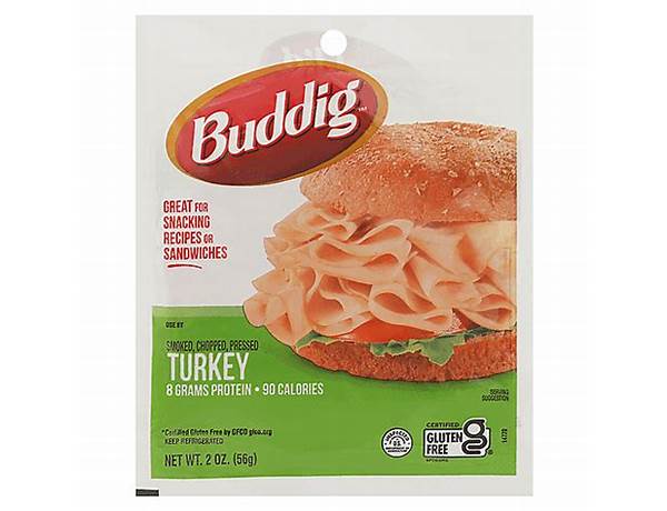 Smoked, chopped, pressed turkey food facts