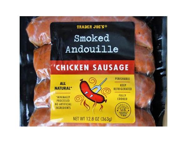 Smoked andouille sausage food facts