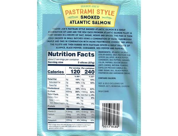 Smoked atlantic salmon food facts