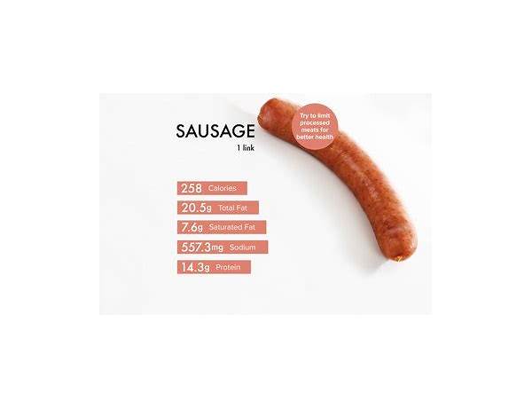 Smoked sausages food facts