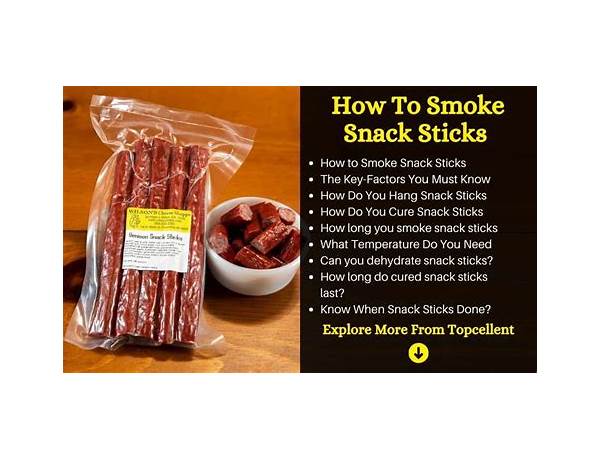 Smoked snack stick food facts