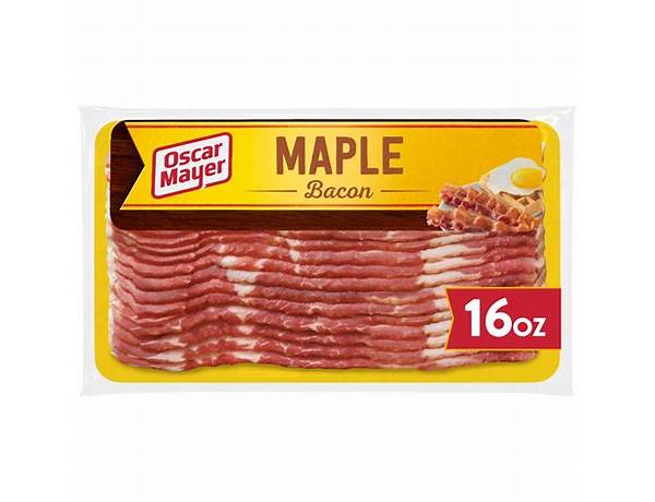 Smoky maple bacon food facts