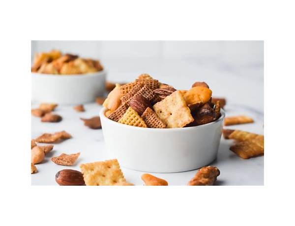 Snack mix fried wheat snack food facts