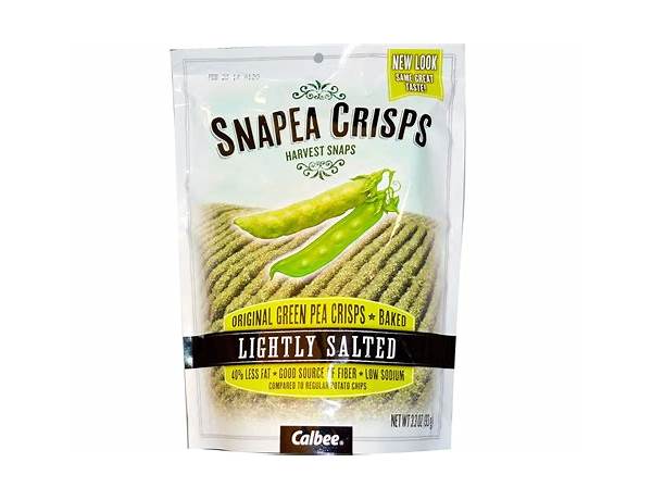 Snapea crisps food facts