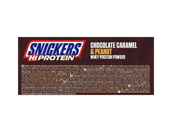 Snickers hi protein ingredients