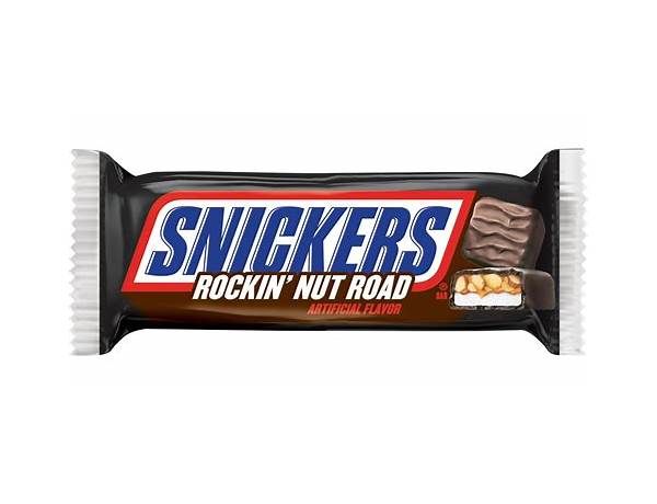 Snickers rockin' nut road food facts