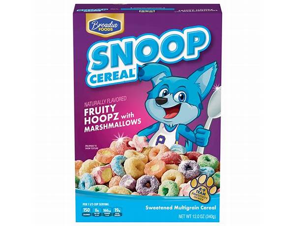Snoop cereal food facts