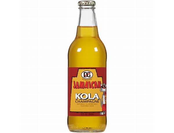 Soda, kola flavored ingredients