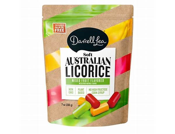 Soft australian licorice food facts