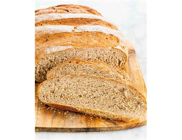 Soft rye loaf bread food facts