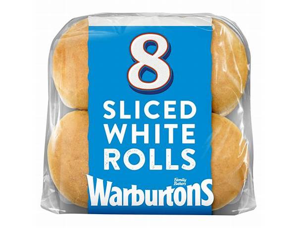 Soft white rolls sliced food facts
