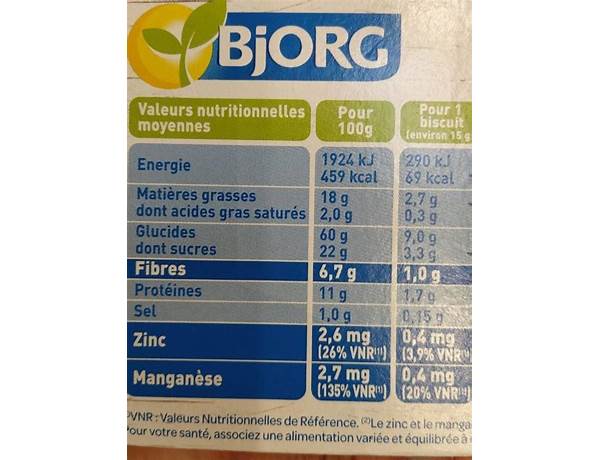 Soja figue nutrition facts